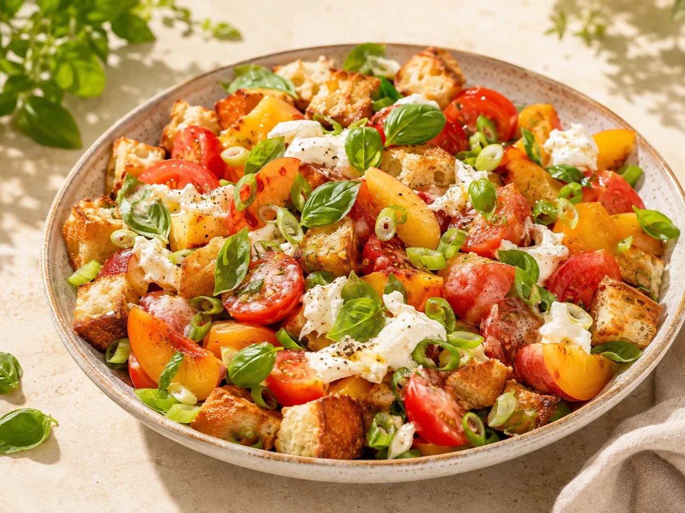 Zomerse Panzanelle salade